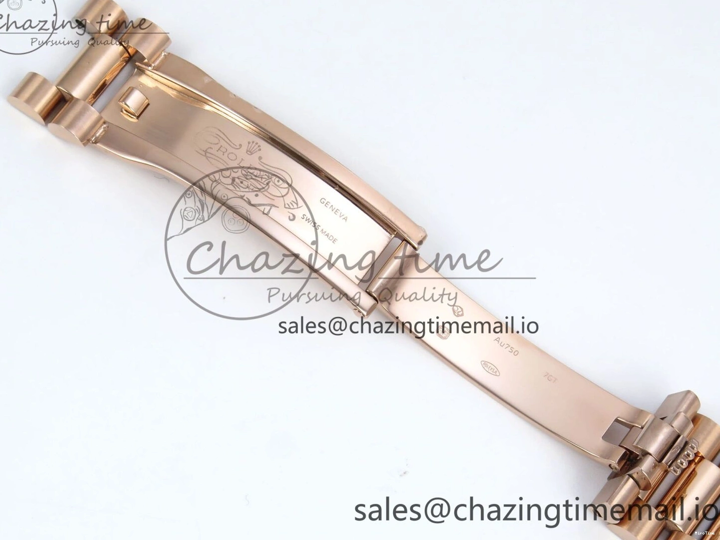 MiroTime 0521 Lightweight DayDate 40 RG QF 1:1 Best Edition Brown Roman Dial Diamonds Bezel on President Bracelet A2836 V5 (Gain Weight) 475